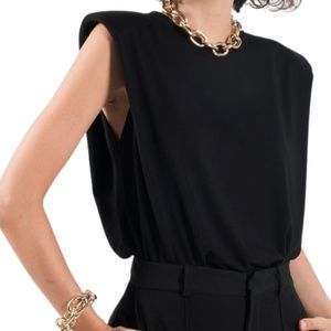 Padded Shoulder T-shirt